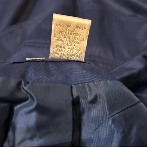 Charles Klein Elegant Blue Women's Trench Coat - Size L - Picture 12 of 12